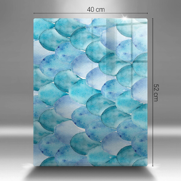 Tagliere in vetro Scaglie di acquerello