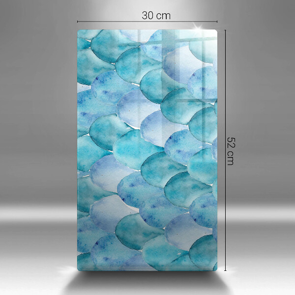 Tagliere in vetro Scaglie di acquerello