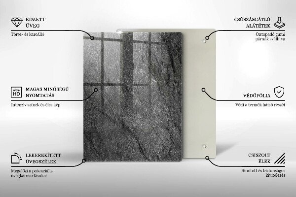 Tagliere in vetro Onde dell'acqua di mare
