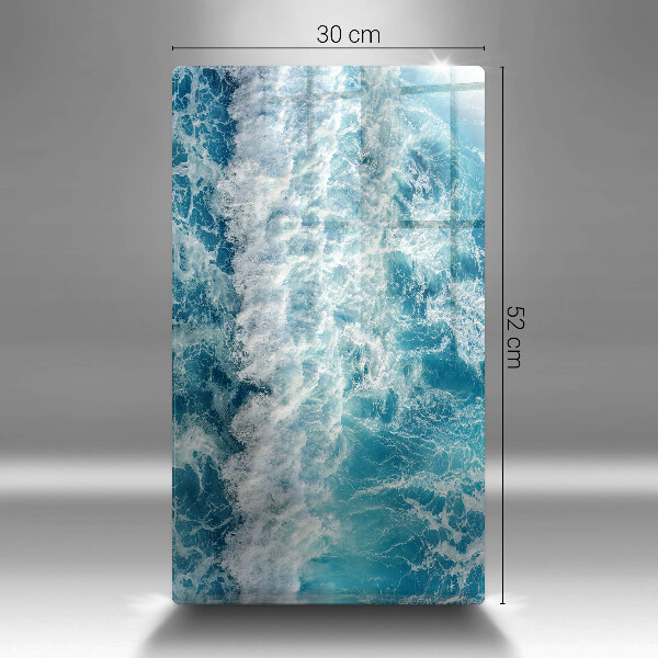 Tagliere in vetro Onde dell'acqua di mare