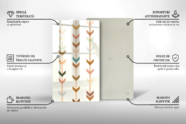 Tagliere in vetro Elementi geometrici