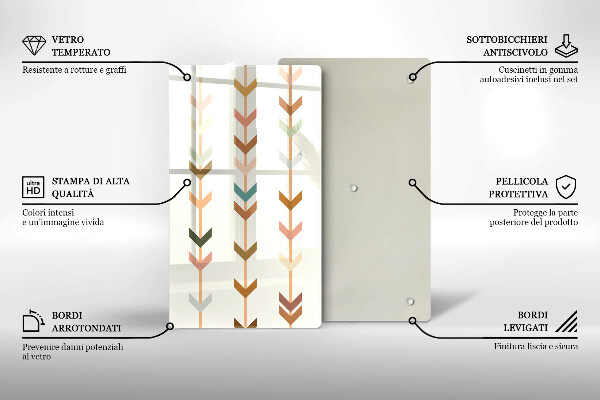 Tagliere in vetro Elementi geometrici