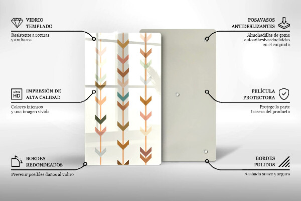 Tagliere in vetro Elementi geometrici