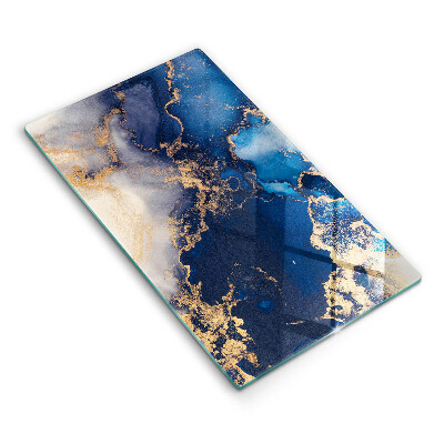 Tagliere in vetro Sfondo elegante e oro