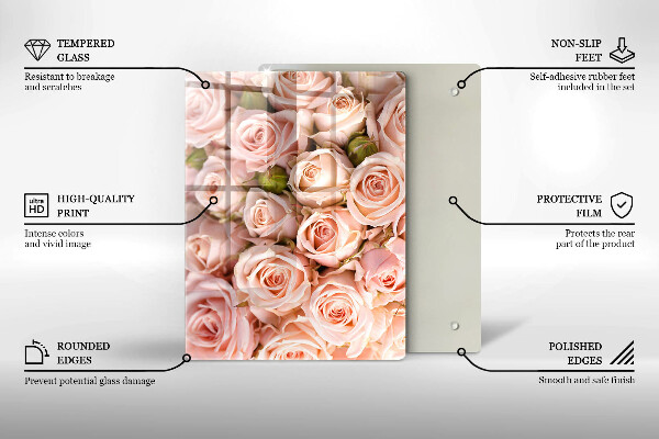 Tagliere in vetro Foglia della vena naturale