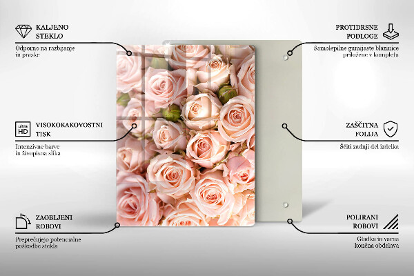 Tagliere in vetro Foglia della vena naturale