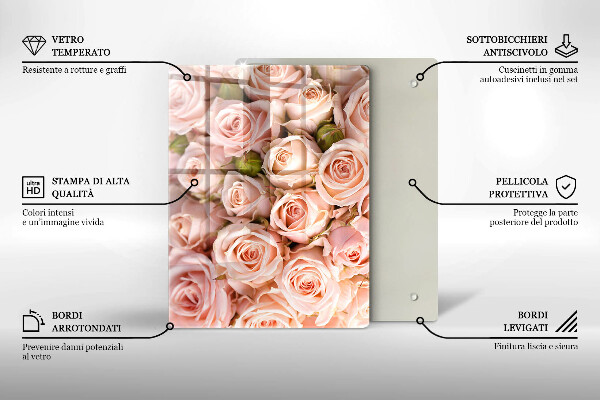 Tagliere in vetro Foglia della vena naturale