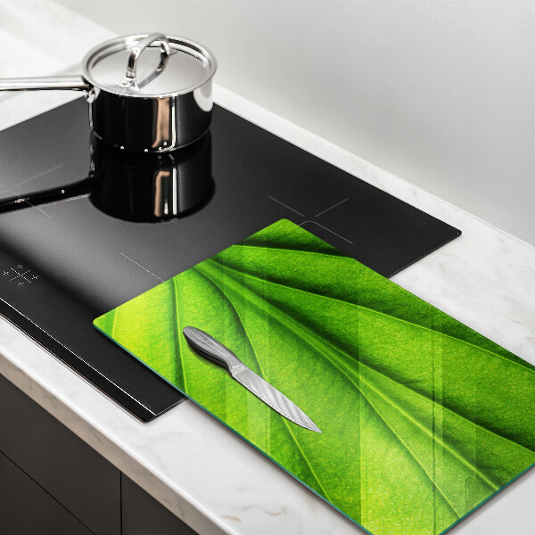 Tagliere in vetro Foglia della vena naturale