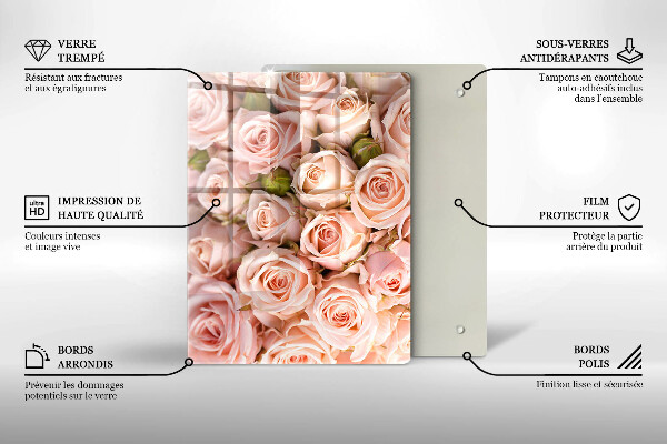 Tagliere in vetro Foglia della vena naturale