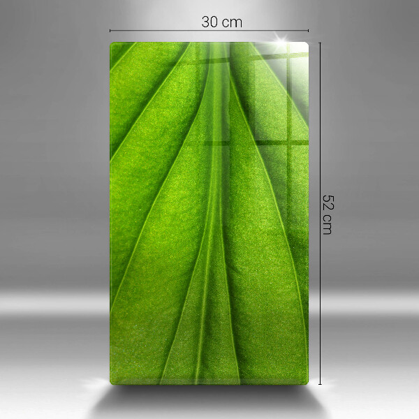 Tagliere in vetro Foglia della vena naturale