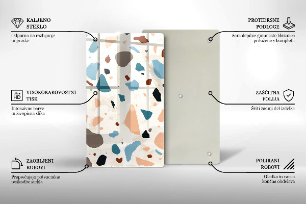 Tagliere in vetro Gres decorativo