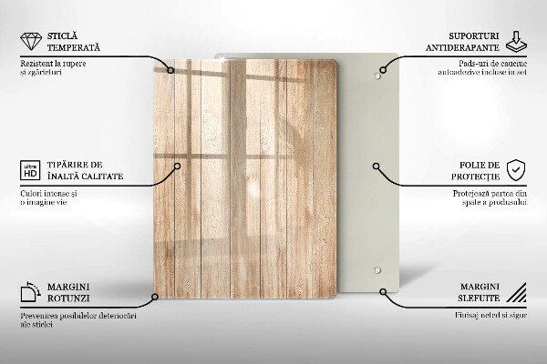 Tagliere in vetro Gres decorativo