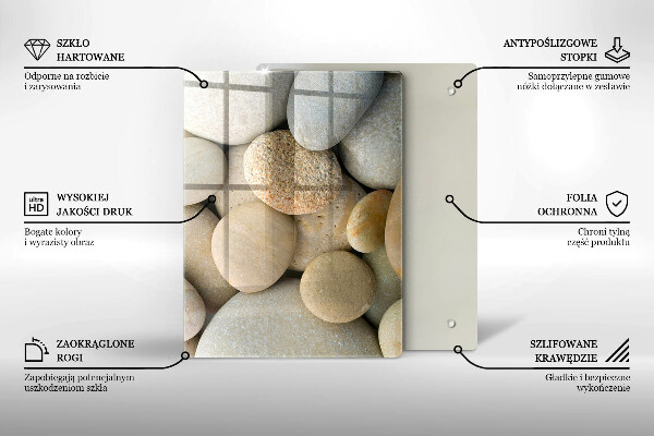 Tagliere in vetro Linee dorate astratte