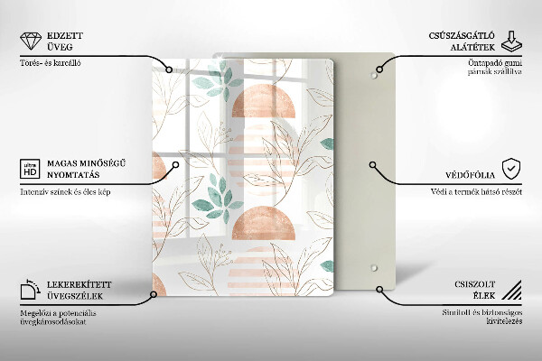 Tagliere in vetro Astrazione moderna