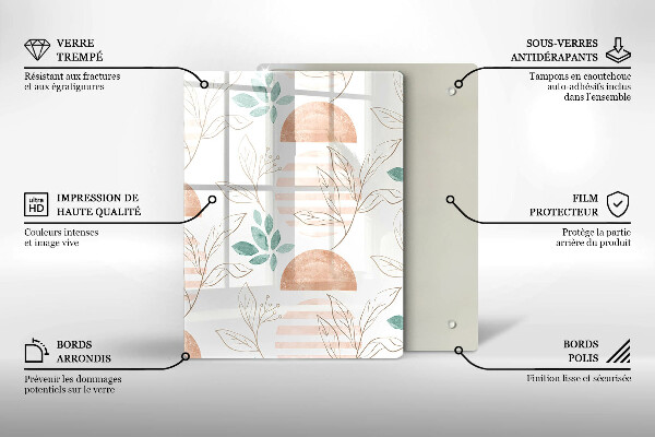 Tagliere in vetro Astrazione moderna