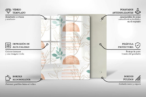 Tagliere in vetro Astrazione moderna