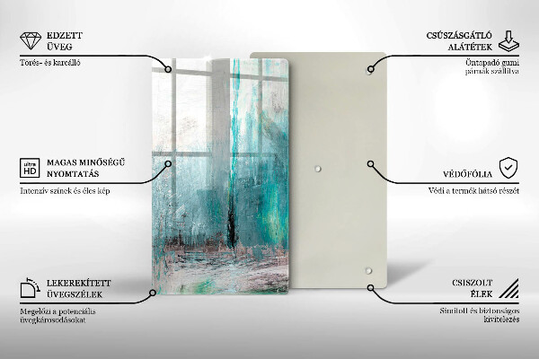 Tagliere in vetro Dipinga lo sfondo di astrazione