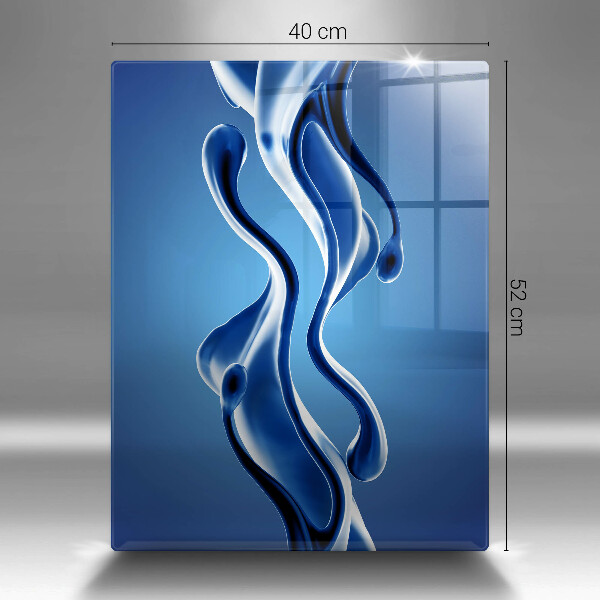 Tagliere in vetro Astrazione fluida