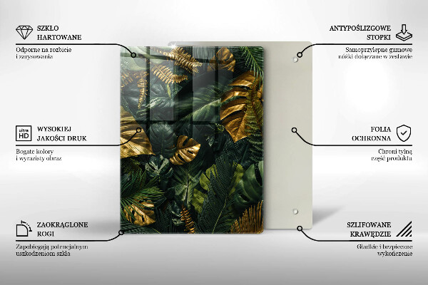 Tagliere in vetro Astrazione fluida