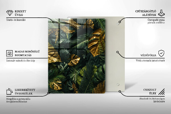 Tagliere in vetro Astrazione fluida