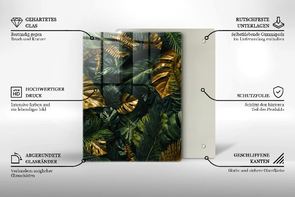 Tagliere in vetro Astrazione fluida