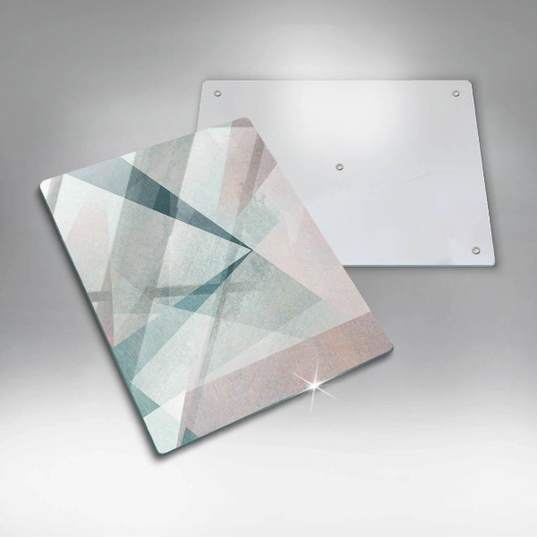 Tagliere in vetro Astrazione tagliente