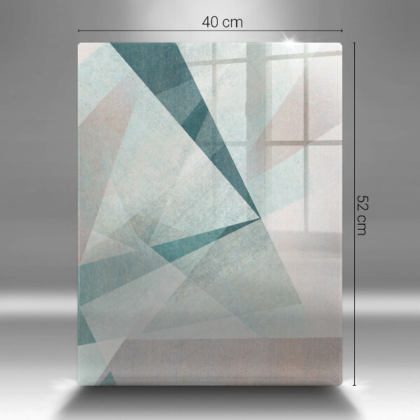 Tagliere in vetro Astrazione tagliente