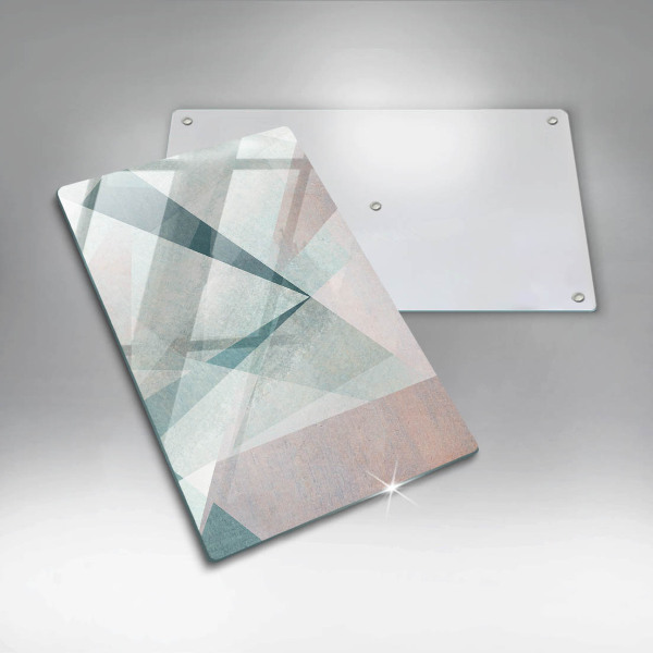 Tagliere in vetro Astrazione tagliente