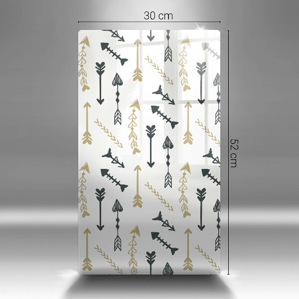 Tagliere in vetro Modello di frecce Boho