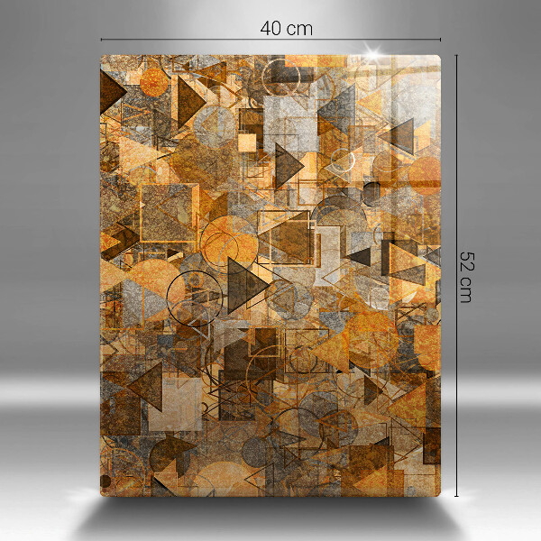 Tagliere in vetro Modello senza giunture di figure geometriche