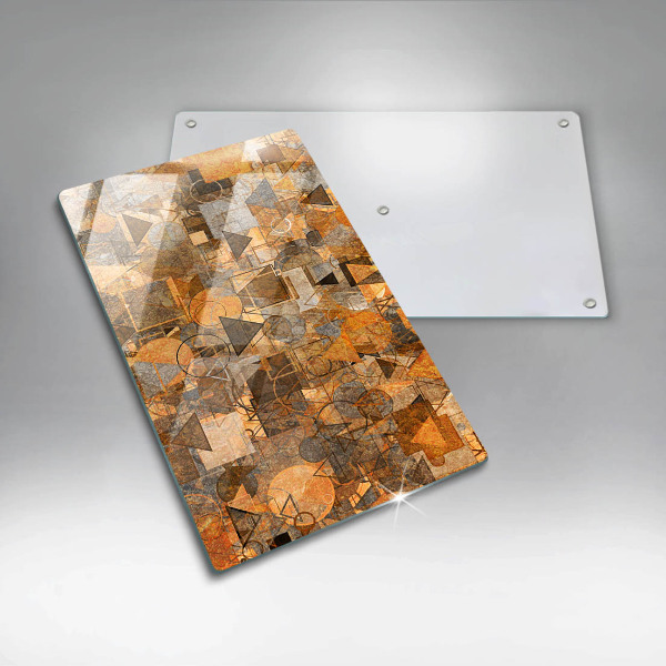 Tagliere in vetro Modello senza giunture di figure geometriche