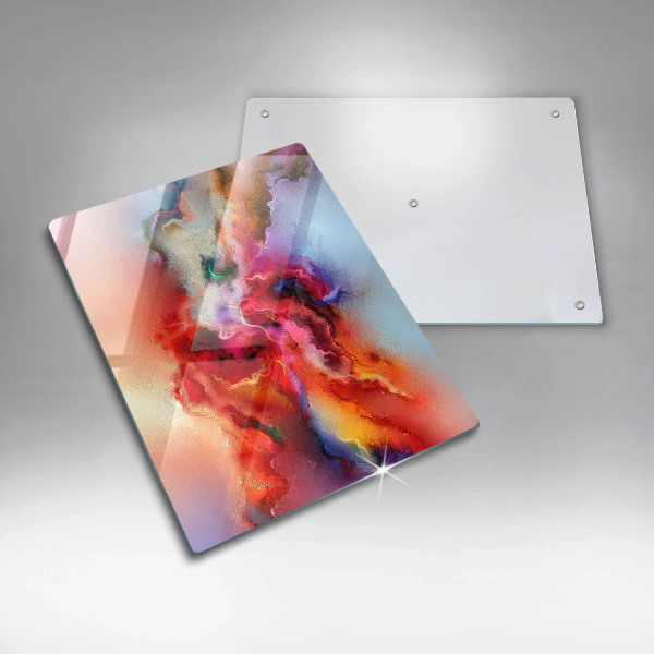 Tagliere in vetro Astrazione fumosa