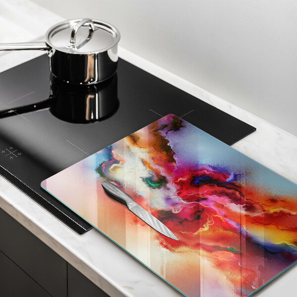 Tagliere in vetro Astrazione fumosa