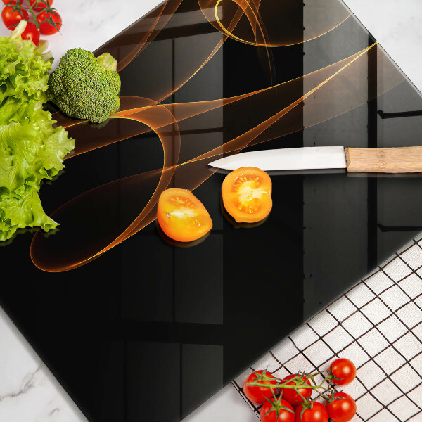 Tagliere in vetro Linee astratte