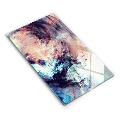 Tagliere in vetro Astrazione dipinta