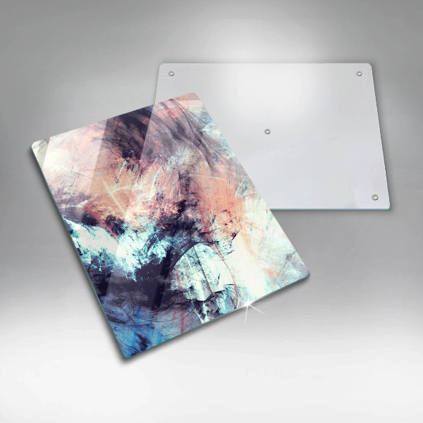 Tagliere in vetro Astrazione dipinta