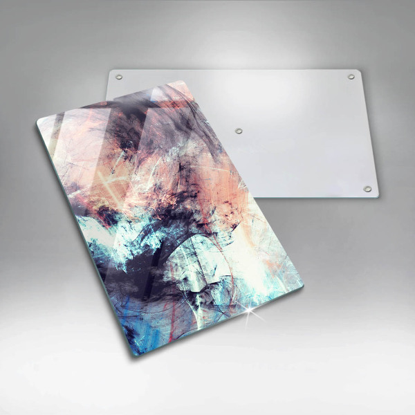 Tagliere in vetro Astrazione dipinta