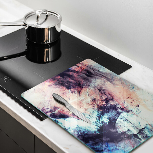 Tagliere in vetro Astrazione dipinta