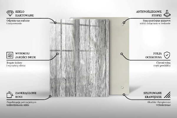 Tagliere in vetro Gocce di rugiada e fiore di rosa