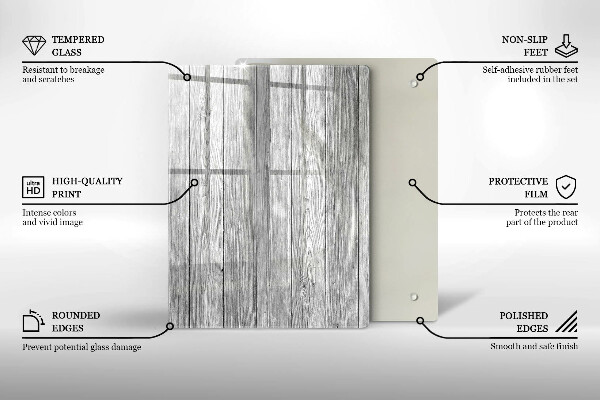 Tagliere in vetro Gocce di rugiada e fiore di rosa