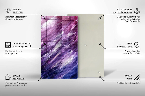 Tagliere in vetro Dipingi l'astrazione