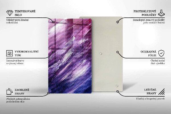 Tagliere in vetro Dipingi l'astrazione