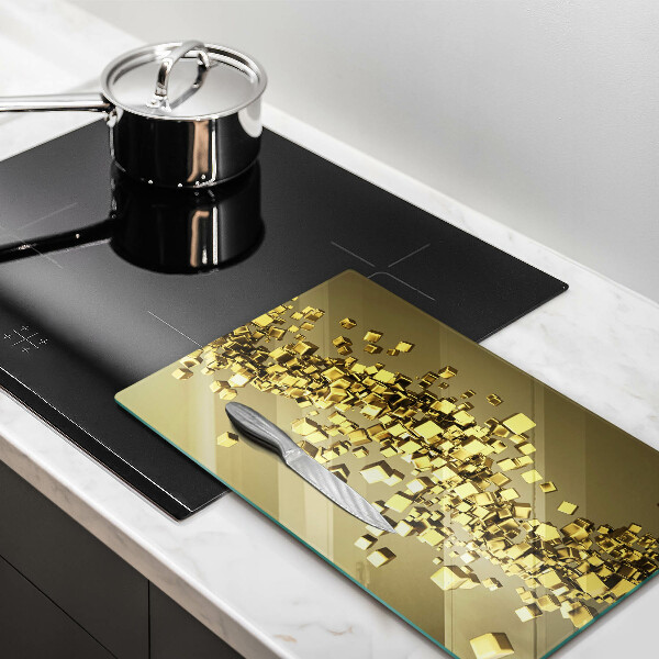 Tagliere in vetro Geometria astratta 3D