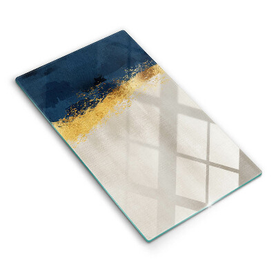 Tagliere in vetro Astrazione dell'oro