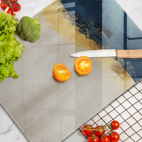 Tagliere in vetro Astrazione dell'oro