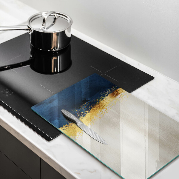 Tagliere in vetro Astrazione dell'oro