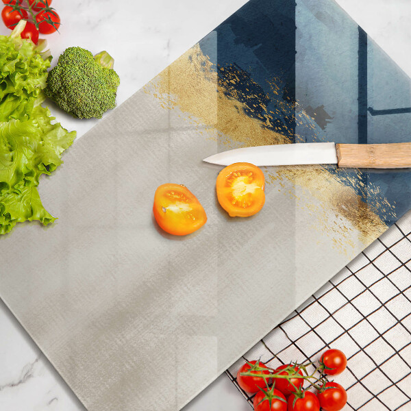 Tagliere in vetro Astrazione dell'oro