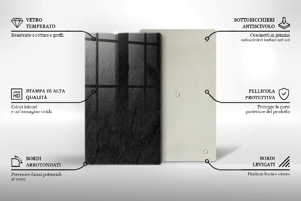 Tagliere in vetro Trama di pietra