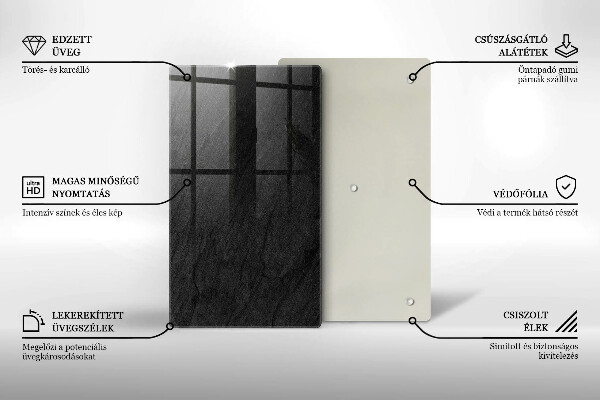 Tagliere in vetro Trama di pietra