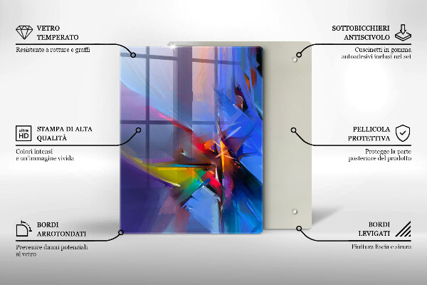 Tagliere in vetro Piume soffici